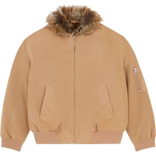 MM6 Maison Margiela giacca reversibile in cotone - marrone