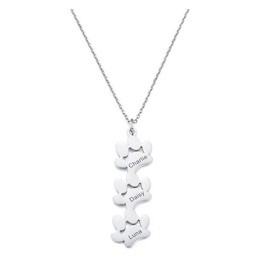 Cuore Con Zampa Di Gatto O Cane In Un Disegno Continuo A Una Linea Grafica Al Tratto Minimale - Foto 5