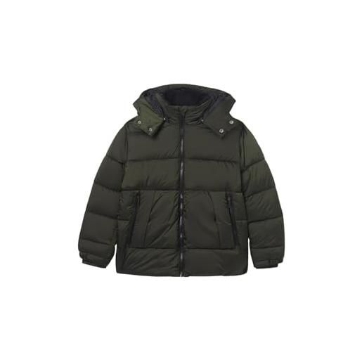 Mayoral giaccone contrasti cernieta per bambini e ragazzi dark oliva 12 anni (152cm)
