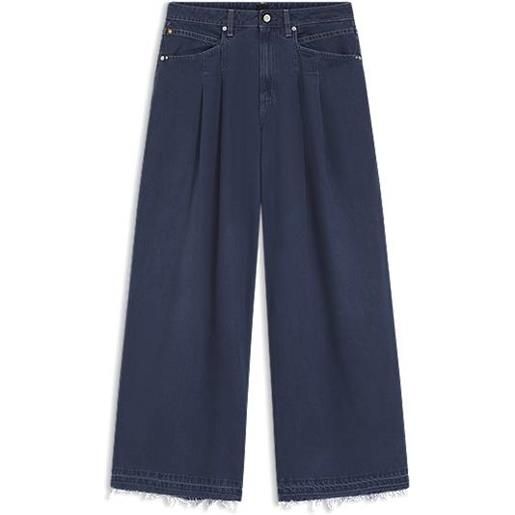BOSS jeans relaxed fit con gamba larga, blu scuro