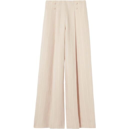 Claudie Pierlot pantaloni con dettaglio bottoni - toni neutri