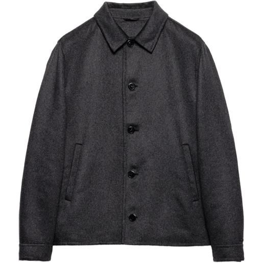 Prada giacca con bottoni - grigio