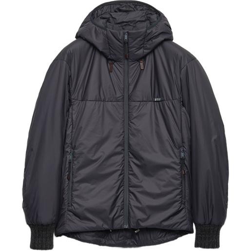 Prada giacca con cappuccio e zip - grigio