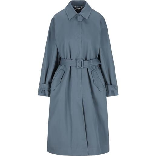 FENDI cappotto trapuntato - blu