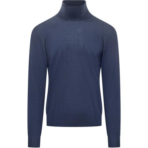 Filippo De Laurentiis maglione a collo alto - blu