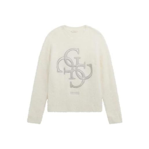 Guess JUNIOR CORE - Maglietta a manica lunga - pure white/bianco