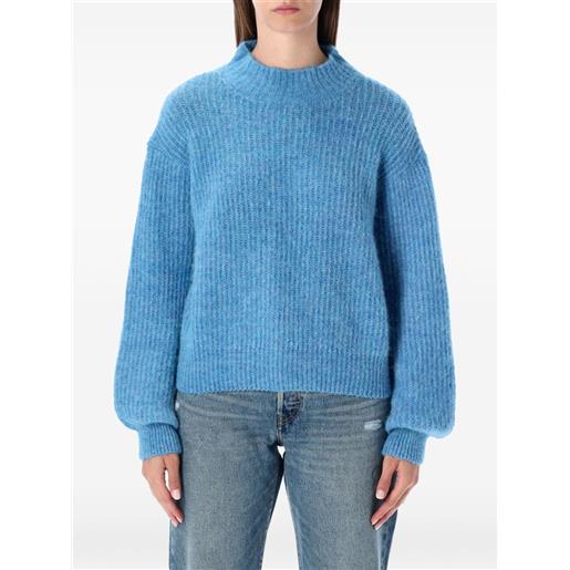 American Vintage maglione a collo alto - blu