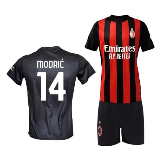 ACM 1899 completo milan luka modric 14 replica ufficiale autorizzata 2025-2026 bambino (taglie-anni 4 6 8 10 12) adulto (s m l xl) - xl