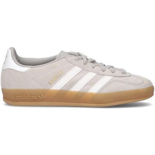 ADIDAS - gazelle indoor sneaker donna grigia in suede