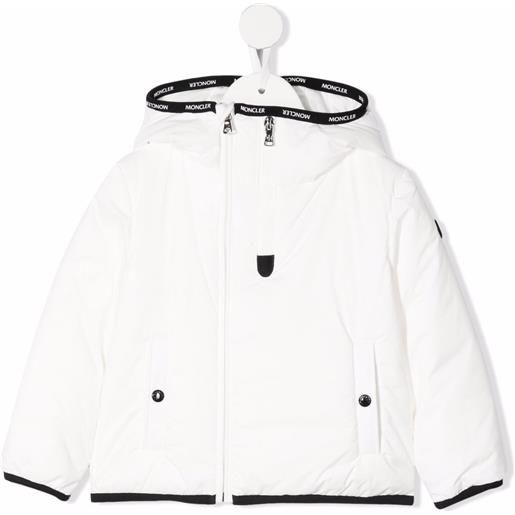 Moncler Enfant giacca con cappuccio - bianco