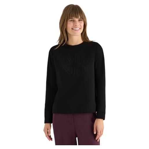 Felpa in maglia con cappuccio Donna, Bianco | Milano