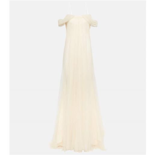 Danielle Frankel abito lungo da sposa lola in tulle