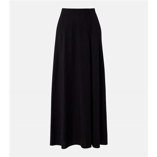 Max Mara gonna lunga stilla in lana vergine