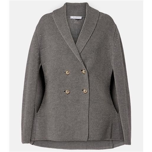 Max Mara mantella doppiopetto agenzia in lana vergine