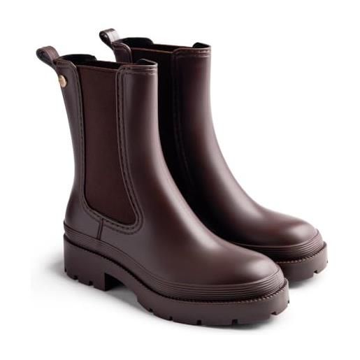 GIOSEPPO bota de agua bilston mujer chocolate 41, stivali in gomma donna, marrone, eu