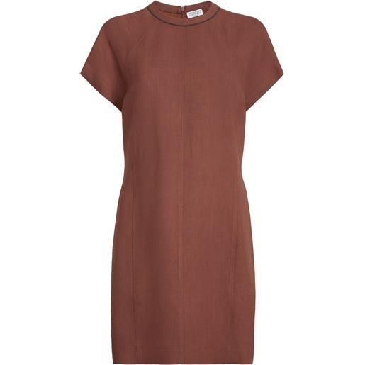 Brunello Cucinelli abito corto - arancione