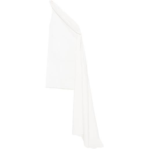 Carol Christian Poell abito asimmetrico - bianco