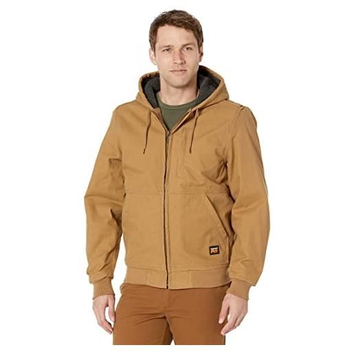 Timberland PRO men's a1vb4 gritman canvas hooded jacket - xx-large - dark wheat