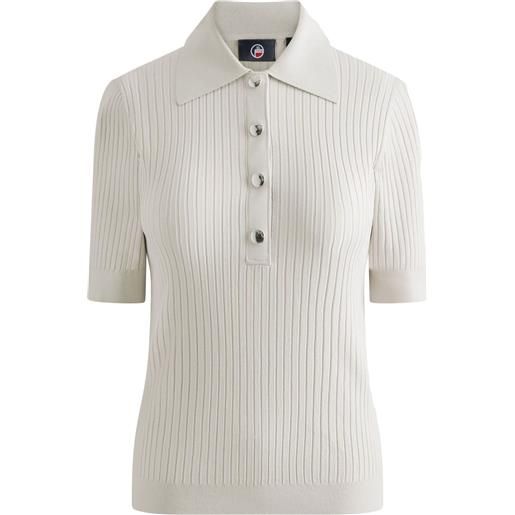 Fusalp polo in maglia - bianco