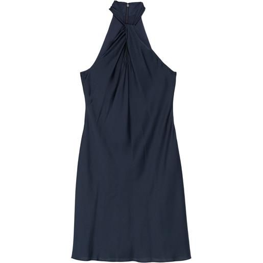 Lauren Ralph Lauren abito corto smanicato - blu