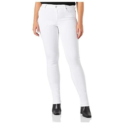 Replay jeans donna luzien skinny fit hyperflex elasticizzati, verde (army green 238), w28 x l28