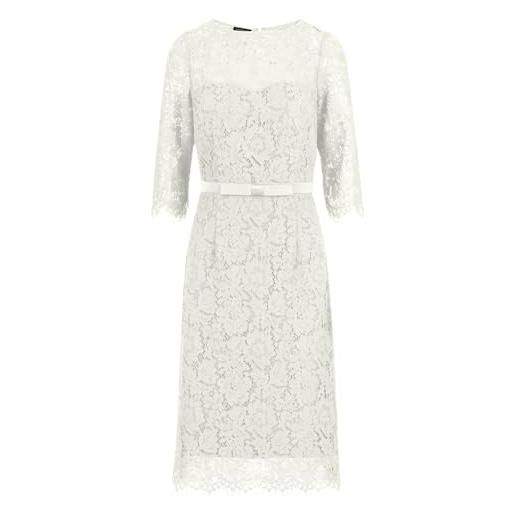 APART Fashion spitzenkleid vestito da cocktail, crema, 50 donna