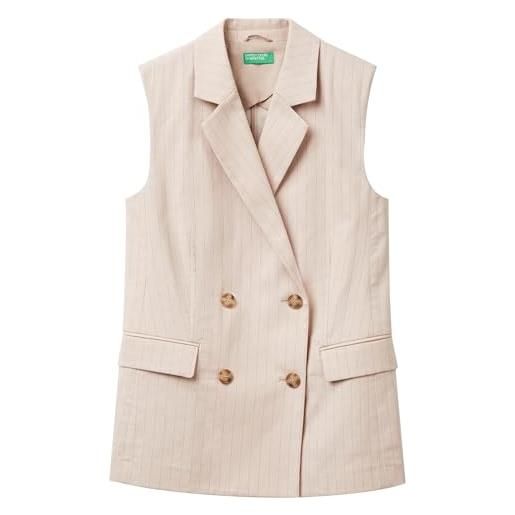 United Colors of Benetton gilet 29kbdj00w uomo, multicolor, 40 donna