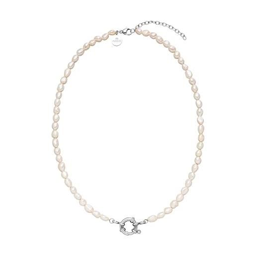 COOLSTEELANDBEYOND Acciaio Inossidabile Cavigliera da Donna con Chiave Charms e Campana