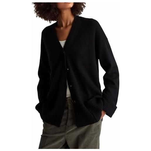 Acquista Cardigan da donna a maniche lunghe Cappotto con bottoni lunghi Cardigan ampio casual in tinta unita in Italia a partire da 13