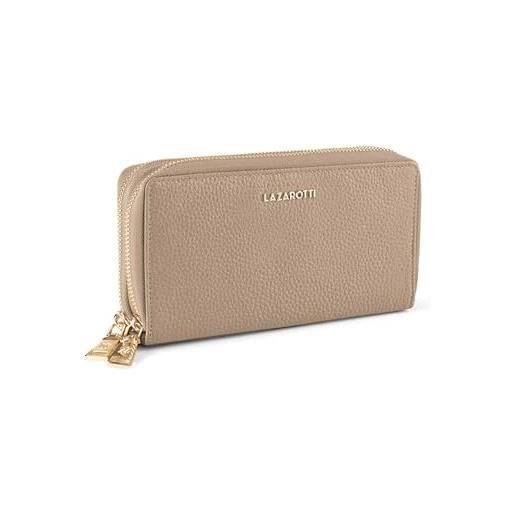 Portafoglio Donna In Pelle Bovina Myledershop Con Protezione RFID/NFC – Multicolore, Con Gettone Carrello E Certificazione TÜV