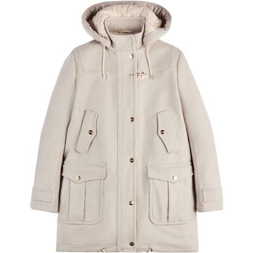 Fay cappotto con cappuccio - toni neutri