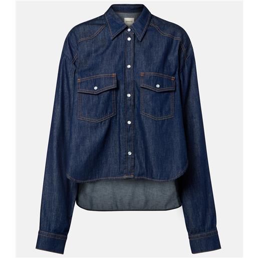 Khaite camicia di jeans grenon