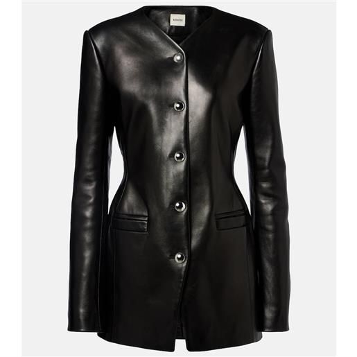 Khaite giacca naran in pelle