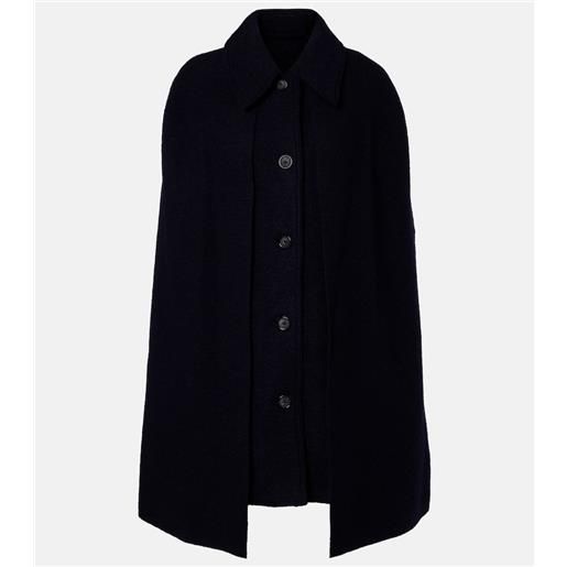 Toteme mantella in bouclã© di lana