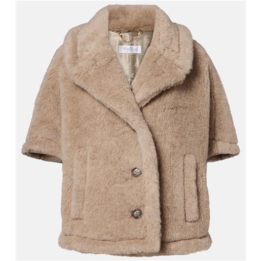 Max Mara mantella corvino in teddy