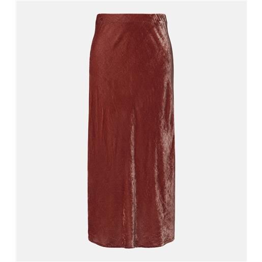 Velvet gonna midi felicity in velluto