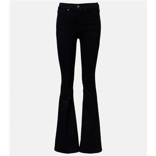 Veronica Beard jeans flared beverly a vita alta