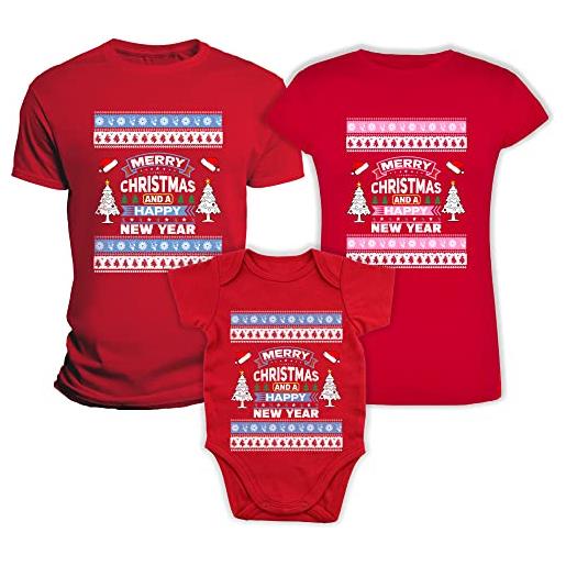 Maglietta Uomo Shirtzshop Natale – 100% Cotone, Stampa Originale, Vestibilità Classica, Prodotta In Germania
