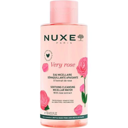 Nuxe very rose acqua micellare lenitiva 750ml - acqua detergente viso