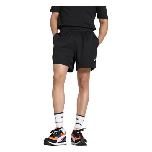 PUMA shorts in tessuto essentials da 5 da uomo s, black