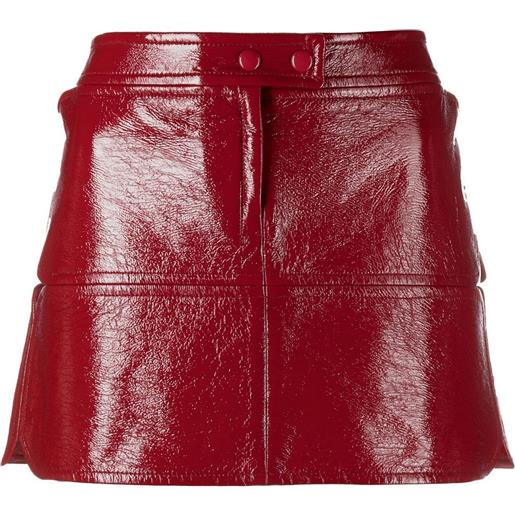 Courrèges minigonna - rosso