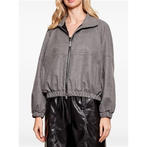 PINKO giacca con zip - grigio