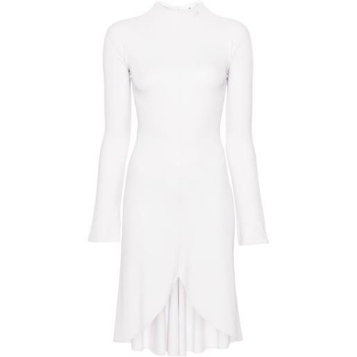 Courrèges abito midi a maniche lunghe - viola