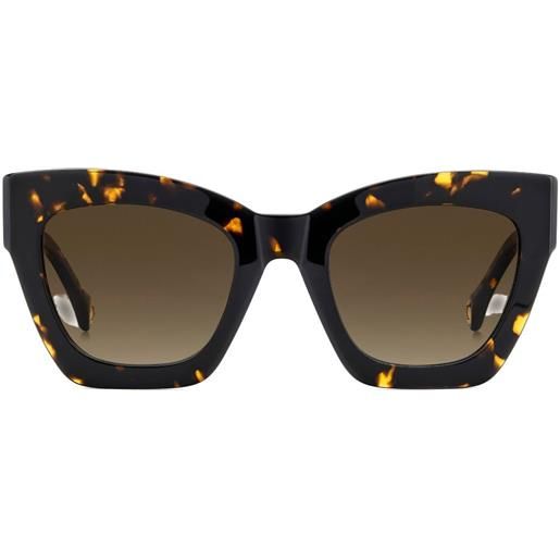 Carolina Herrera occhiali da sole cat-eye - nero