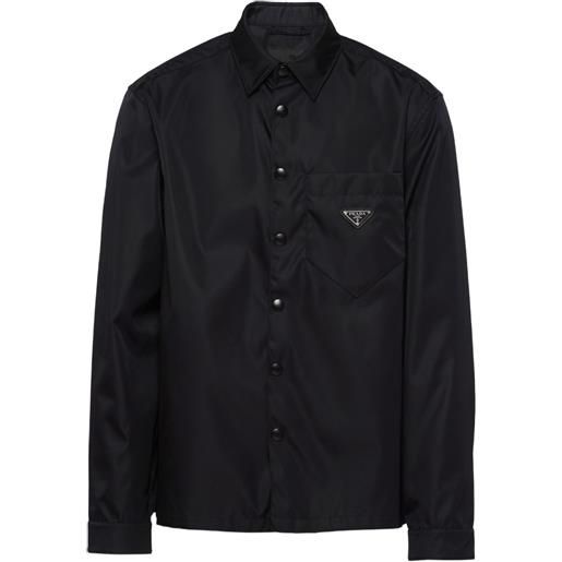 Prada camicia con colletto classico - nero