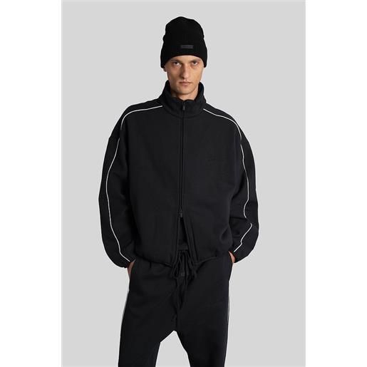 Fear of God Essentials felpa in cotone nero