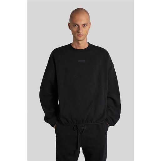 Fear of God Essentials felpa in cotone nero