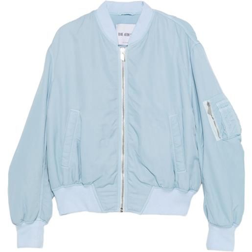 The Attico bomber anja con zip - blu