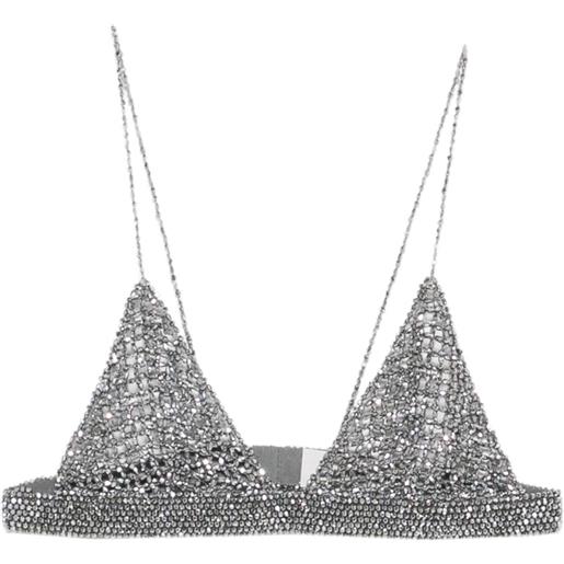 Golden Goose top con decorazione - argento