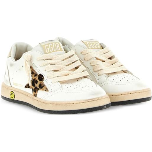 Golden Goose Kids sneakers animal star ball star - bianco